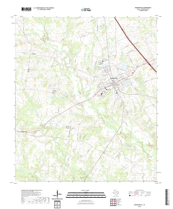 Madisonville 2022 topographic map thumbnail