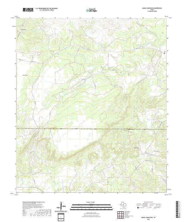 Magill Mountain topographic map thumbnail