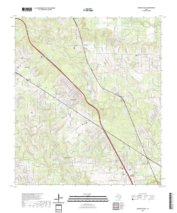 Magnolia East topographic map thumbnail