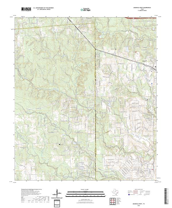 Magnolia West 2023 topographic map thumbnail
