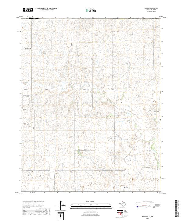 Magoun 2022 topographic map thumbnail