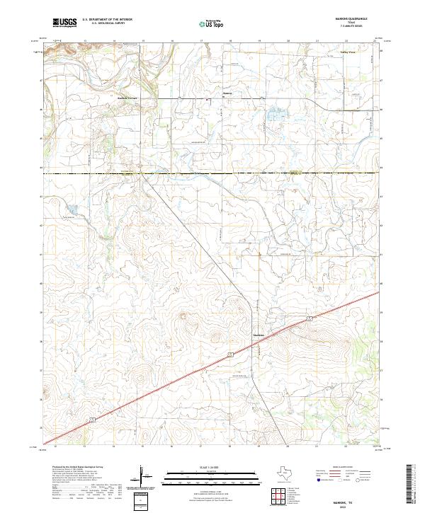 Mankins topographic map thumbnail