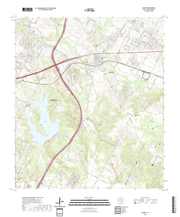 Manor topographic map thumbnail