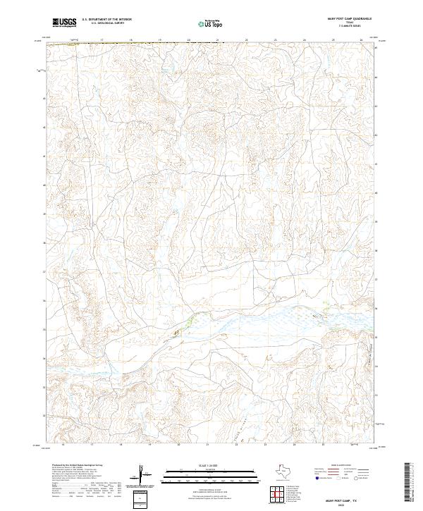 Many Post Camp topographic map thumbnail