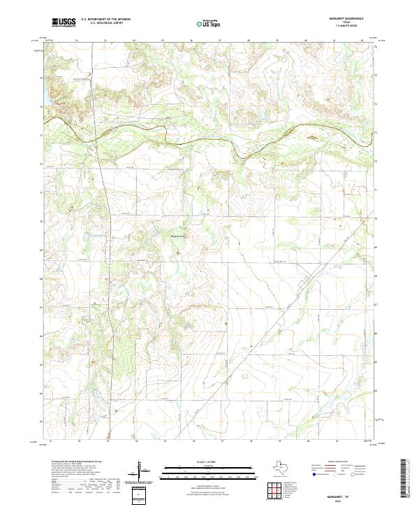 Margaret topographic map thumbnail