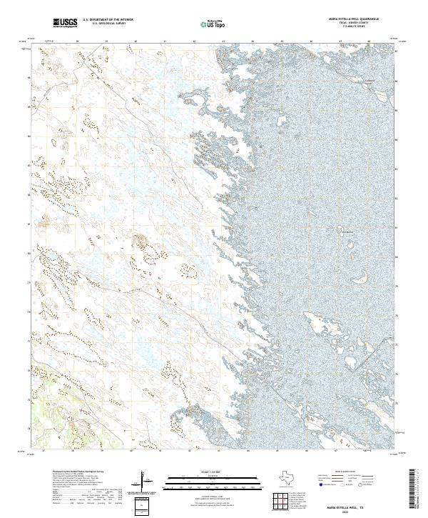 Maria Estella Well topographic map thumbnail