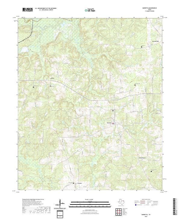 Marietta topographic map thumbnail