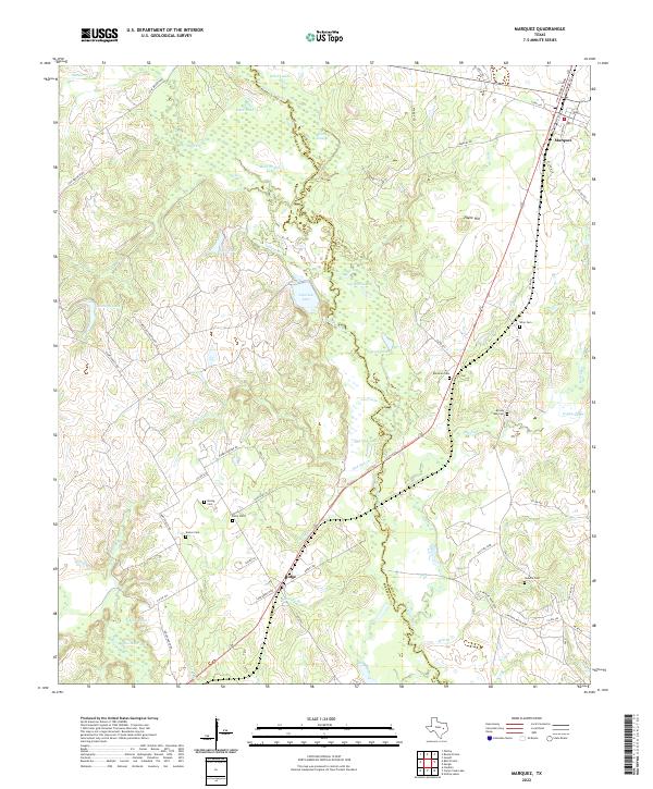 Marquez topographic map thumbnail