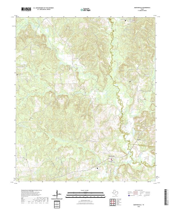 Martinsville topographic map thumbnail