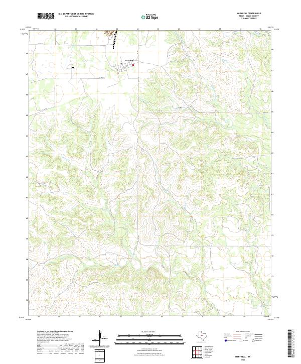 Maryneal topographic map thumbnail