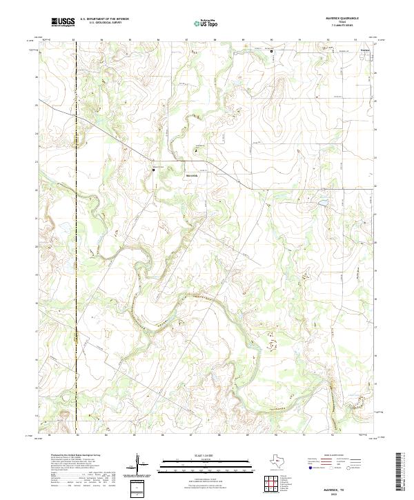 Maverick topographic map thumbnail