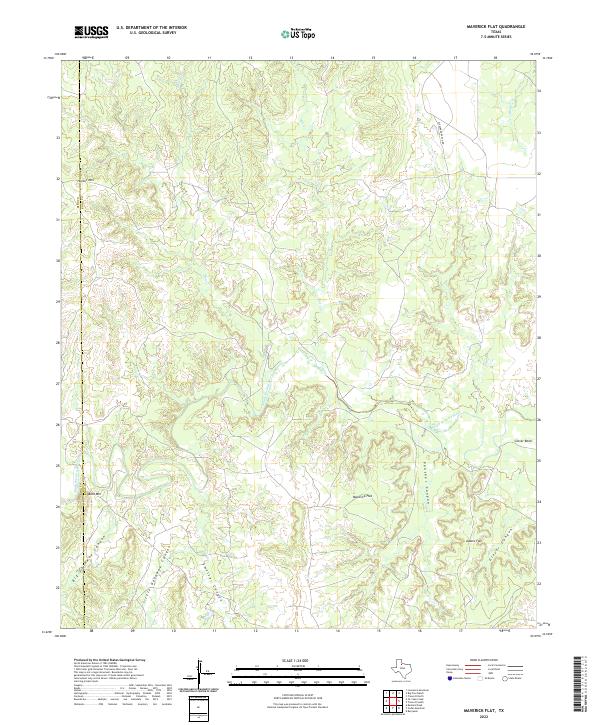 Maverick Flat topographic map thumbnail