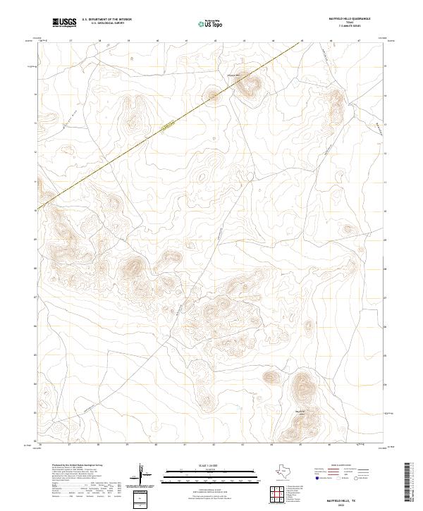 Mayfield Hills topographic map thumbnail
