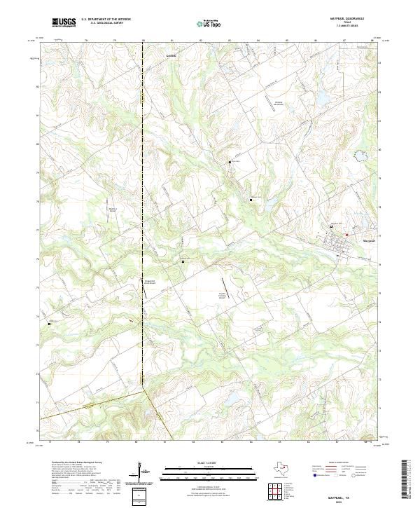 Maypearl topographic map thumbnail