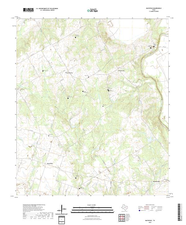 Maysfield topographic map thumbnail