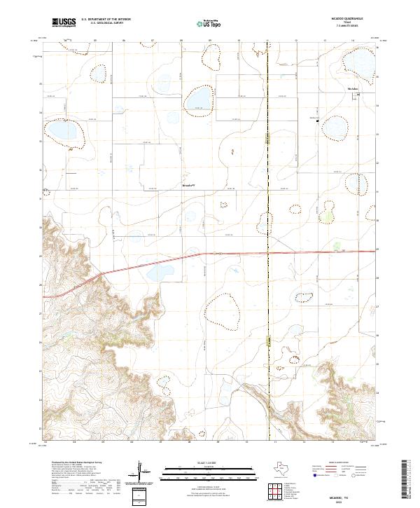 McAdoo topographic map thumbnail