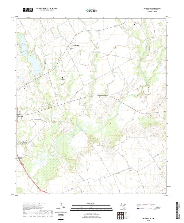 McClanahan topographic map thumbnail