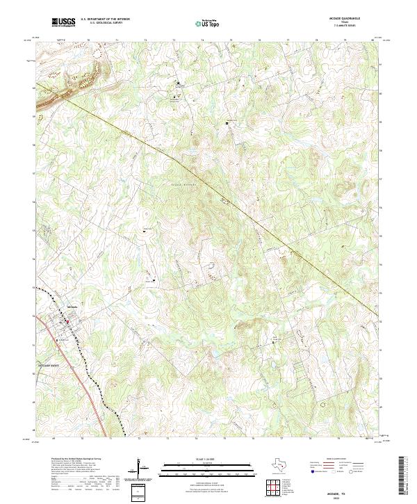 McDade topographic map thumbnail