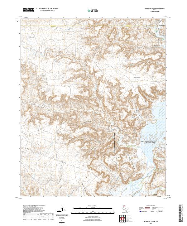 McDowell Creek topographic map thumbnail