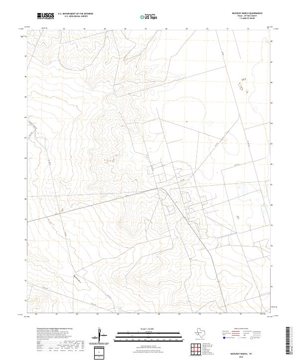 McElroy Ranch 2022 topographic map thumbnail