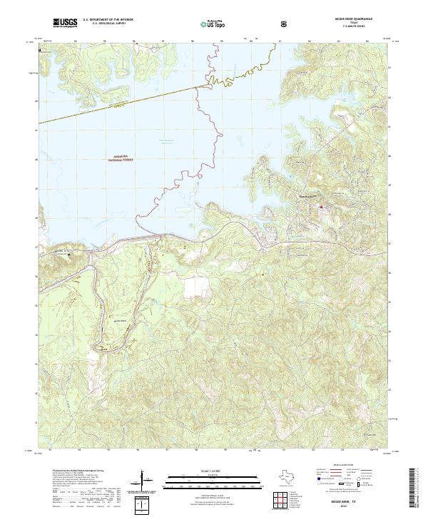McGee Bend topographic map thumbnail