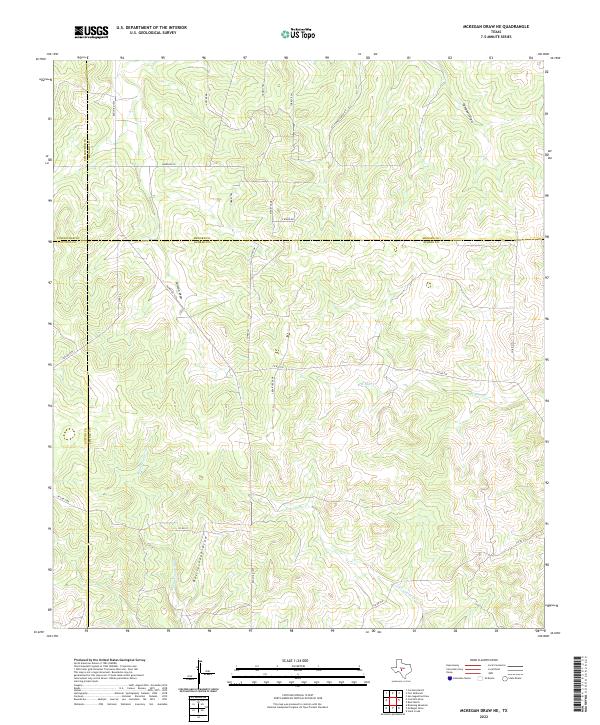 McKegan Draw NE topographic map thumbnail