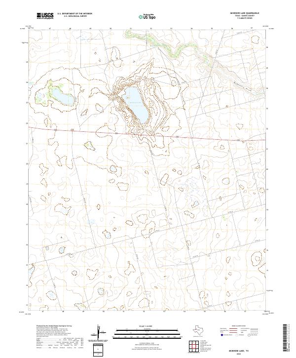 McKenzie Lake topographic map thumbnail