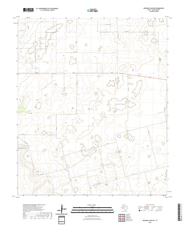 McKenzie Lake NW topographic map thumbnail