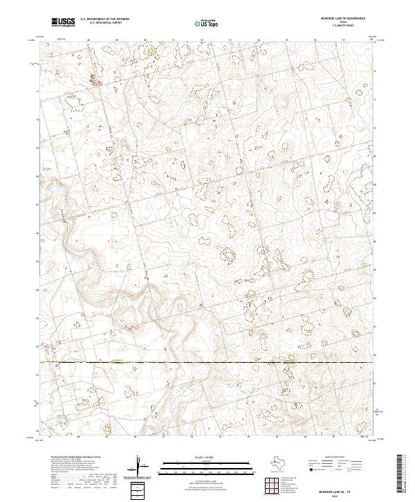 McKenzie Lake SE topographic map thumbnail