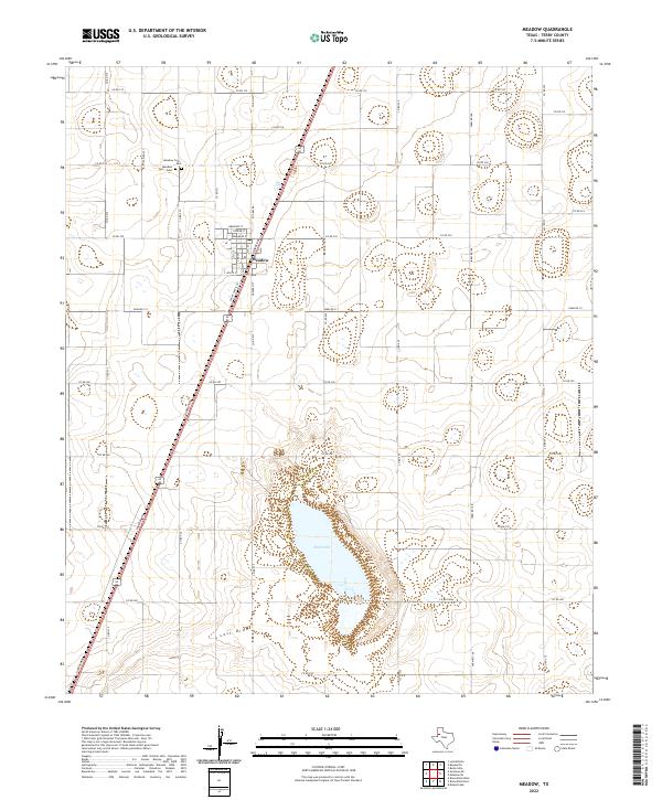 Meadow topographic map thumbnail