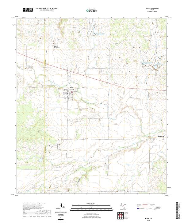 Melvin topographic map thumbnail