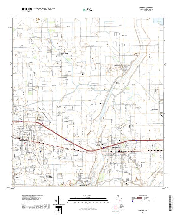 Mercedes 2022 topographic map thumbnail