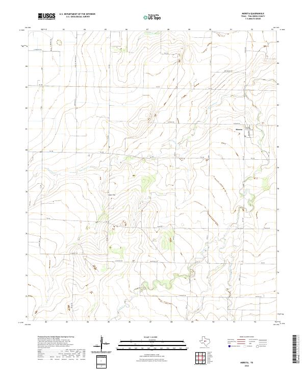 Mereta topographic map thumbnail