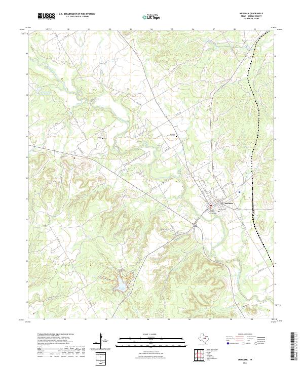 Meridian topographic map thumbnail