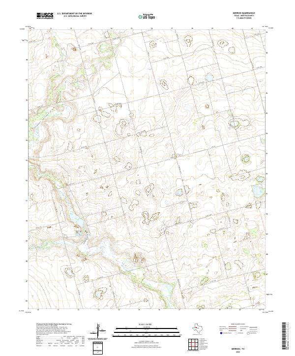 Merrick topographic map thumbnail
