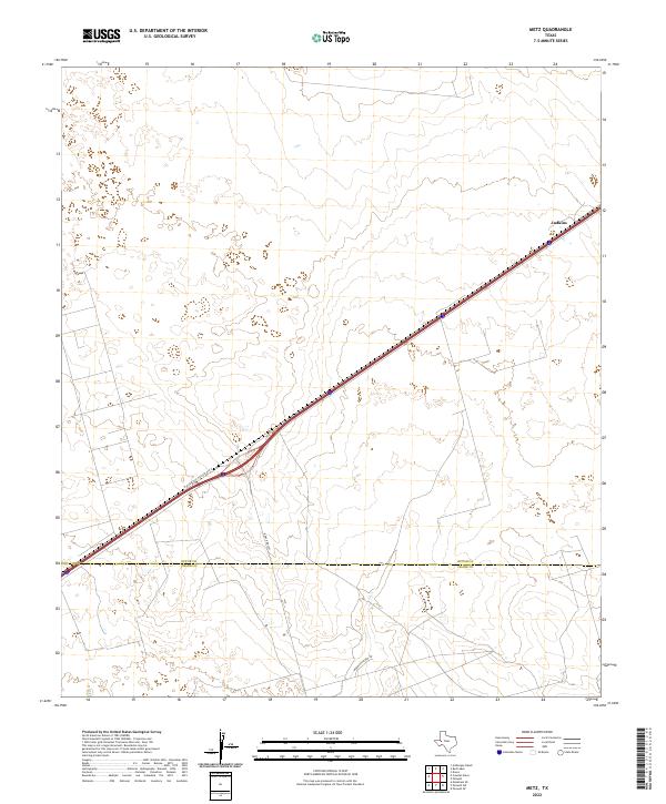 Metz topographic map thumbnail