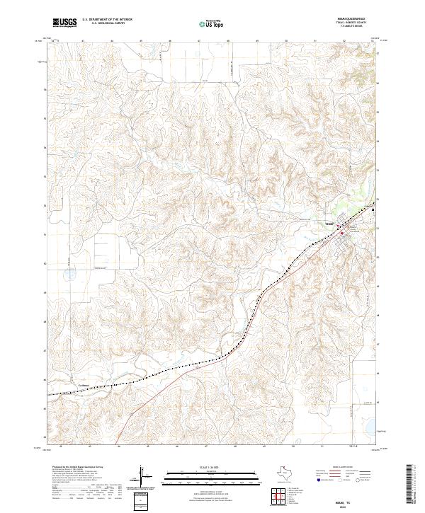 Miami topographic map thumbnail
