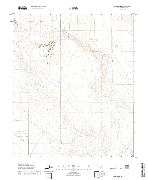 Mickey Draw East topographic map thumbnail