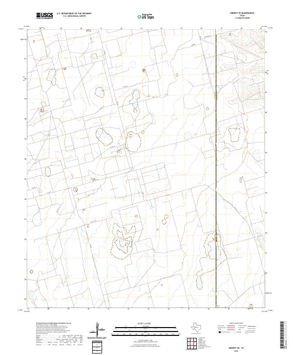 Midkiff SE topographic map thumbnail