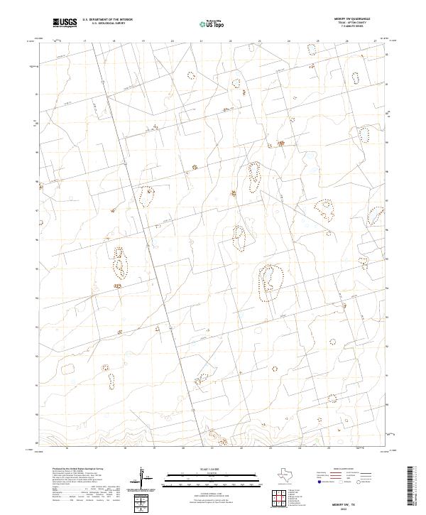 Midkiff SW 2022 topographic map thumbnail