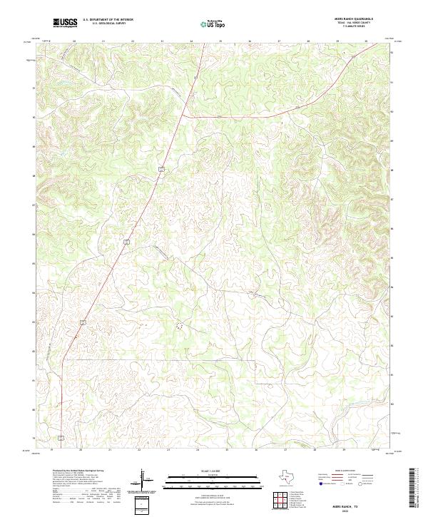 Miers Ranch 2022 topographic map thumbnail