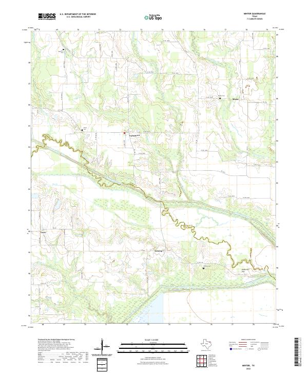 Minter topographic map thumbnail