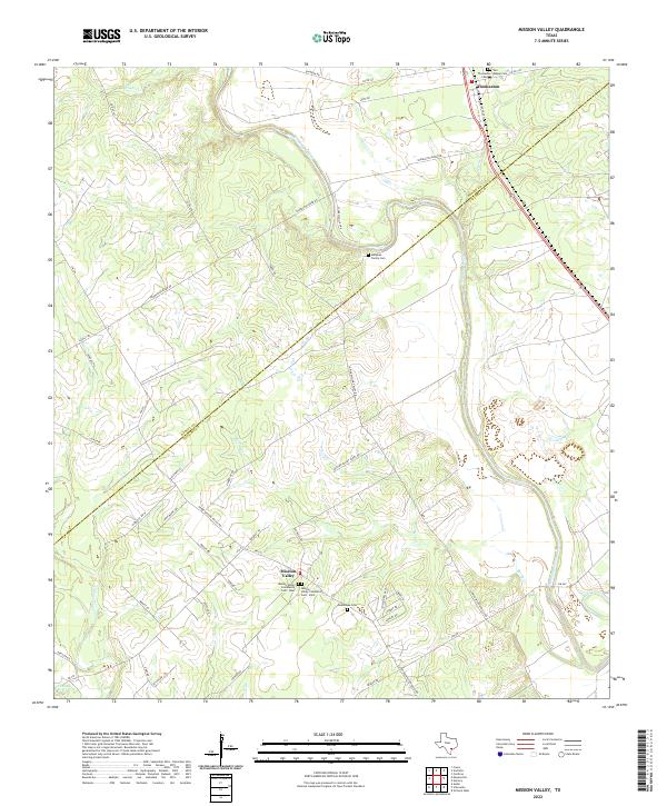 Mission Valley topographic map thumbnail