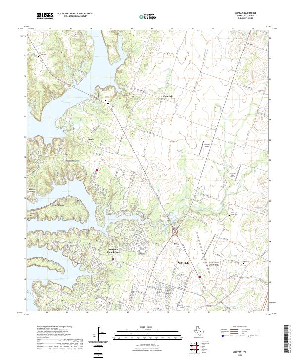 Moffat topographic map thumbnail