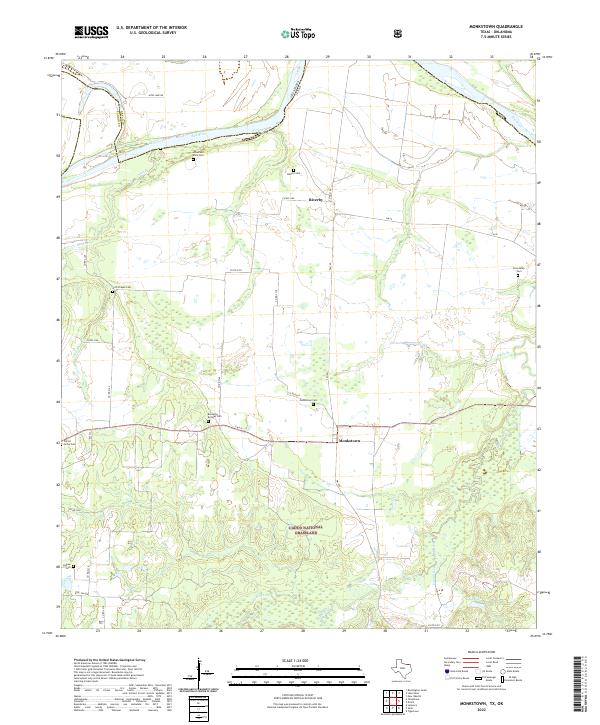 Monkstown 2022 topographic map thumbnail