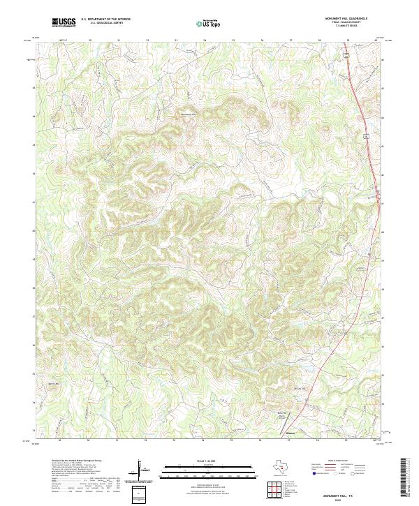 Monument Hill topographic map thumbnail