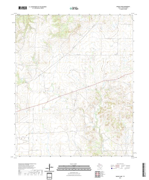 Moons Camp topographic map thumbnail