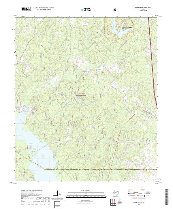 Moore Grove 2022 topographic map thumbnail