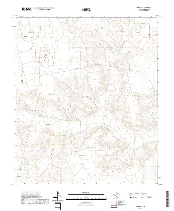 Moore Hill topographic map thumbnail