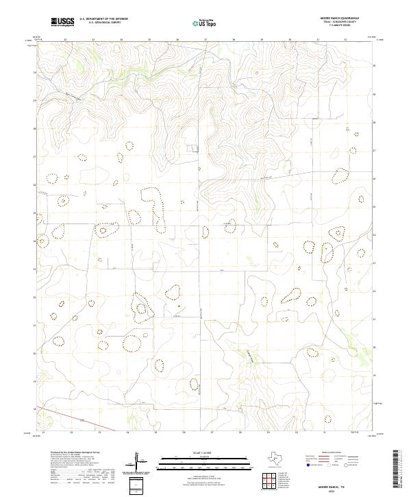Moore Ranch 2022 topographic map thumbnail